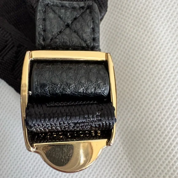 Marc Jacobs Black and Gold Mini Backpack - Picture 5 of 11